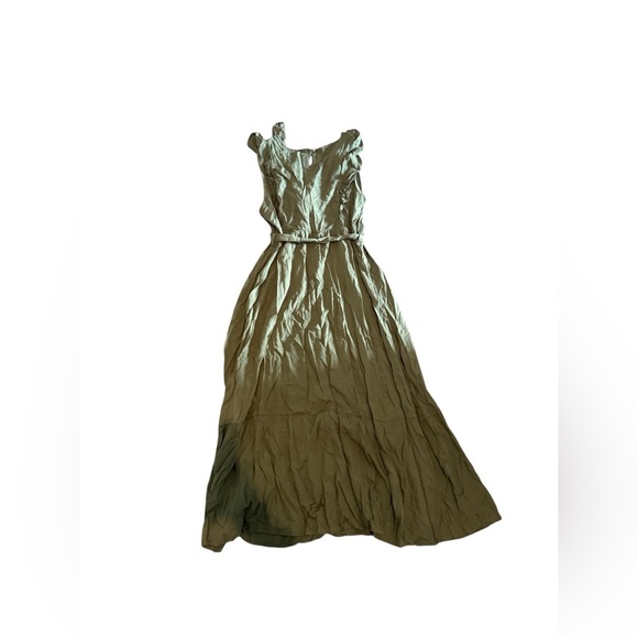 Cupshe Sage Ruffle Sleeve Keyhole Midi Dress - Picture 5 of 6